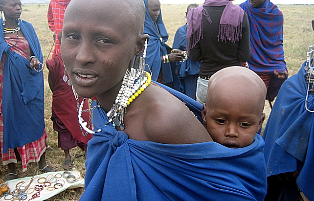 Mother and baby in Tanzania