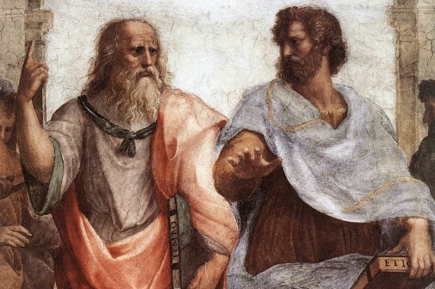Plato and Aristotle illustration