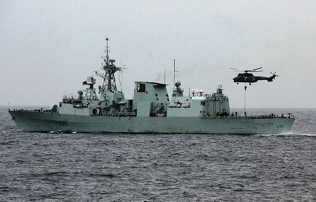 Navy ship, plane