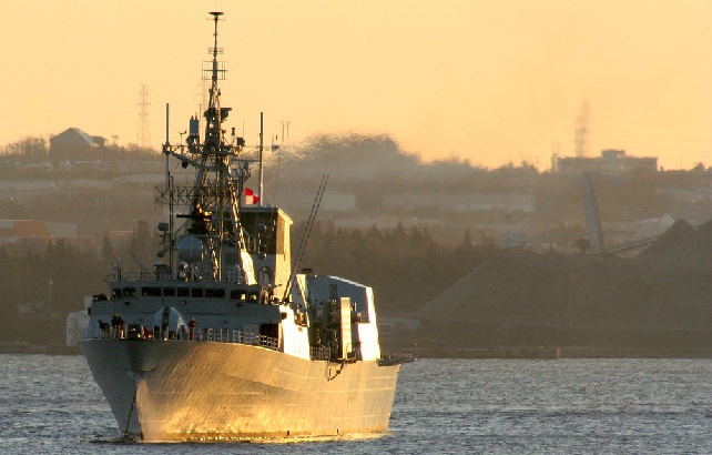 Canadian navy ship