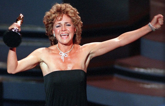 Sally Field winning an Oscar