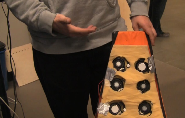 Researchers at Ryerson University show off the Emoti-Chair