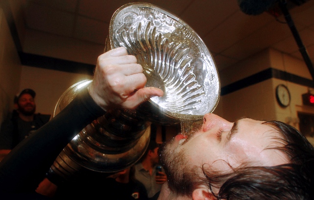 Drinking from the Stanley Cup