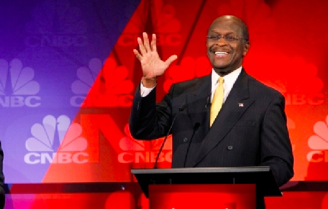 Herman Cain at the GOP debate