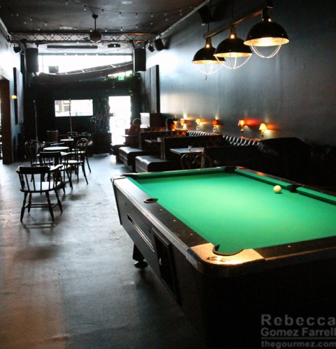 Ivy Room Pool Table and Booths