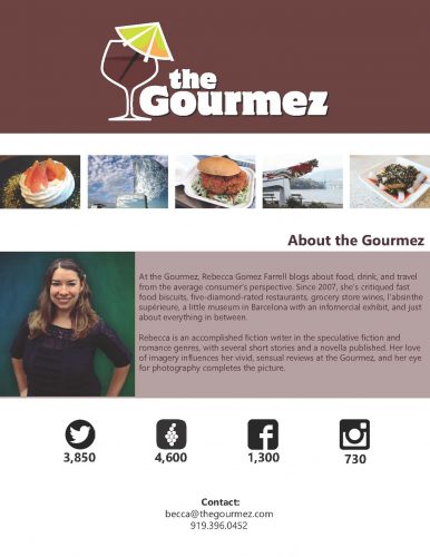 The Gourmez Media Kit
