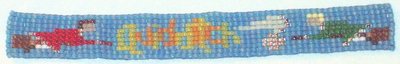 Beaded Quidditch Bookmark
