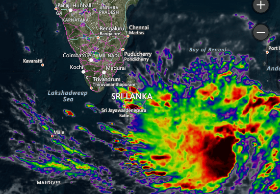 Cyclone Warning Signs in Sri Lanka