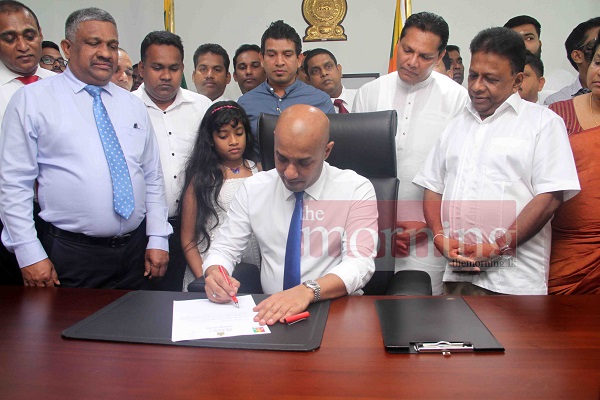 Duminda Dissanayake assumes ministerial duties The Morning Sri