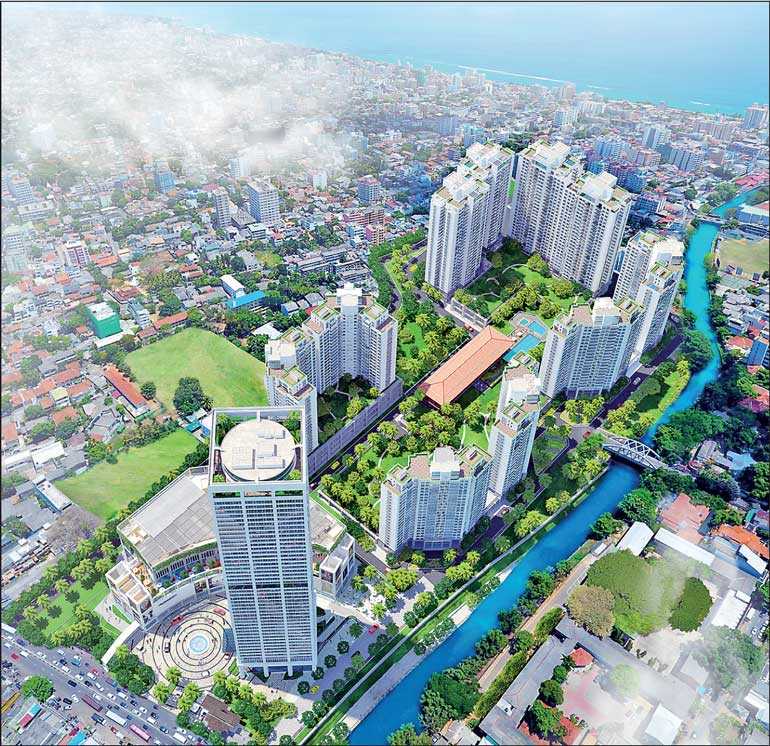 Colombo Havelock City Residential 8 Towers 22 fl x 4, 28 fl x 2