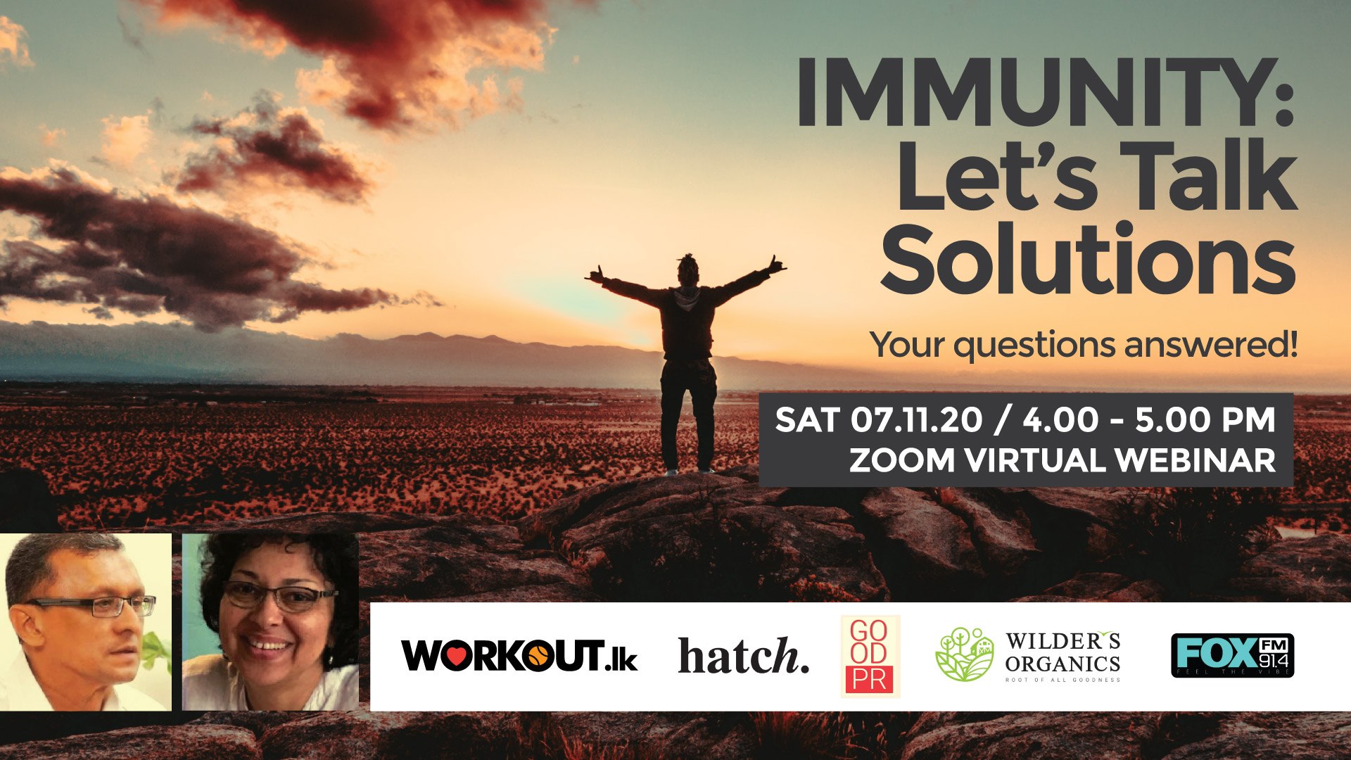 Immunity: Let’s Talk Solutions – a panel talk by Workout.lk