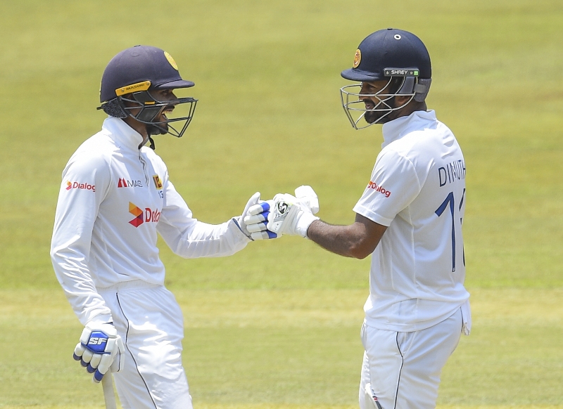 Dimuth, Dhananjaya make Bangladesh toil