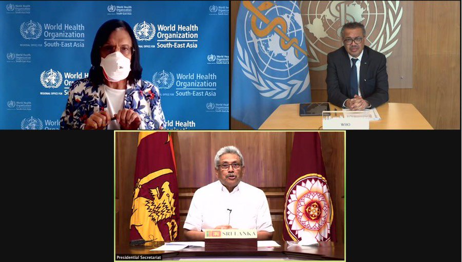 President and DG of WHO hold online meeting