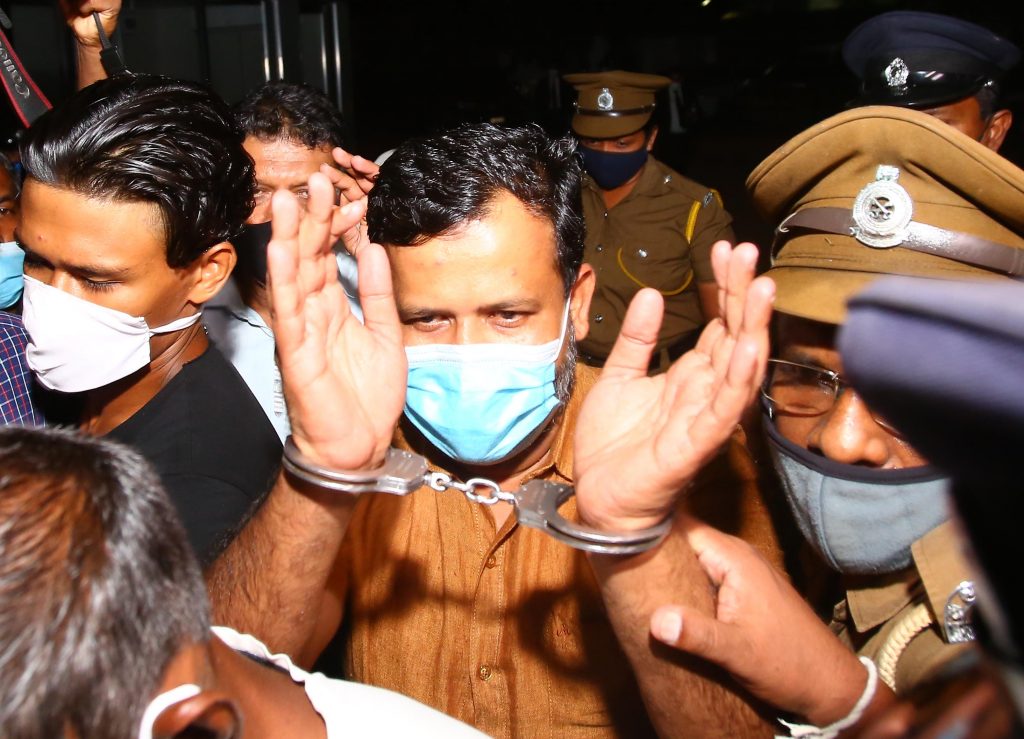 Rishad to get a restraining order?