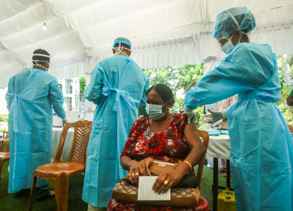 Highest number of vaccinations administered yesterday