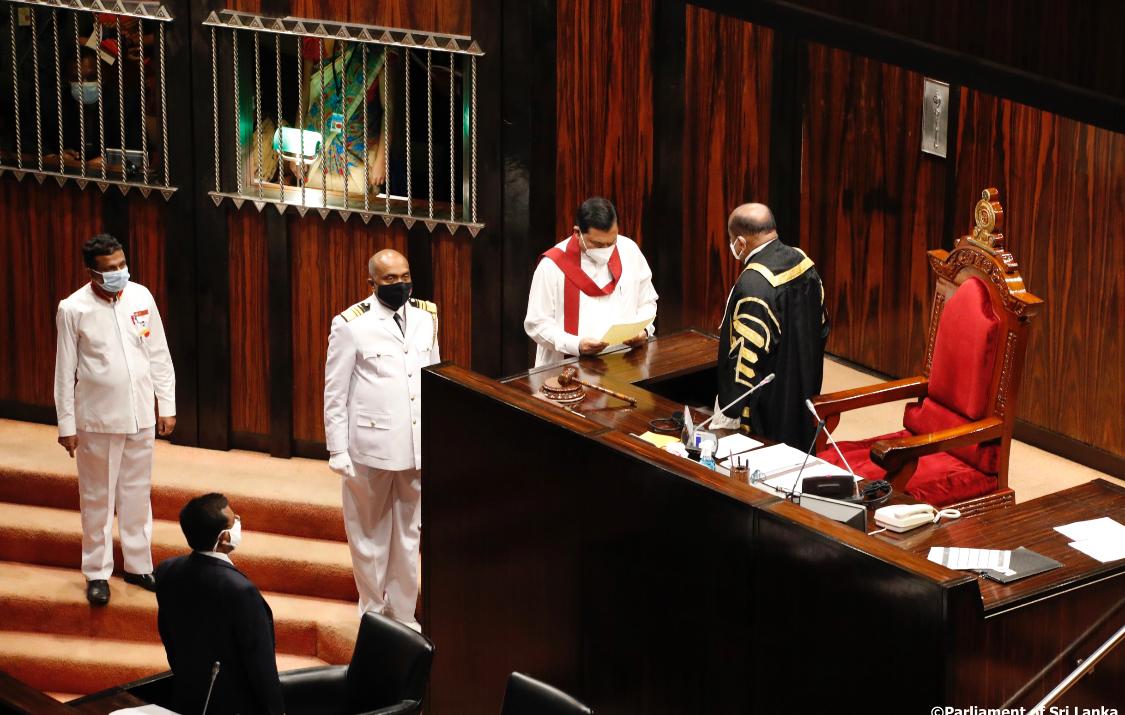 Basil takes oaths as MP before Speaker