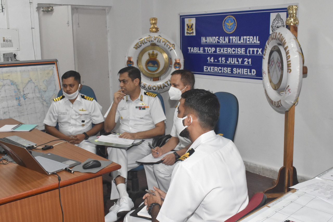 Trilateral Table Top Exercise 2021 conducted between India-Maldives-Sri Lanka