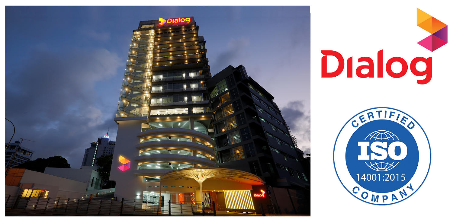 Dialog Axiata Group receives the ISO 14001:2015 Certification