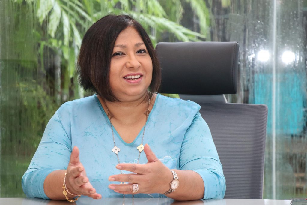 Heading a male-dominated industry