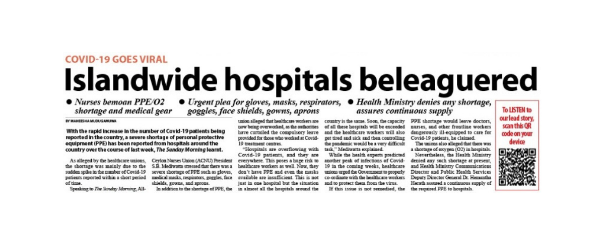 Covid-19 goes viral: Islandwide hospitals beleaguered