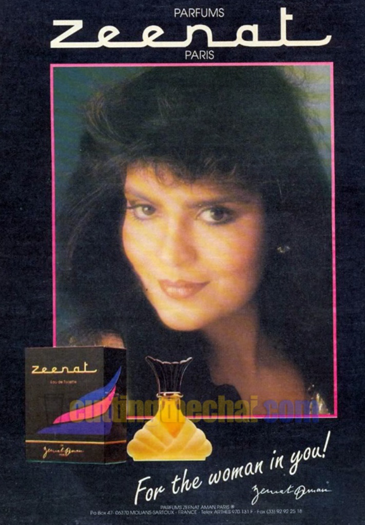 Bonsoir Diaries: A French perfume named Zeenat Aman