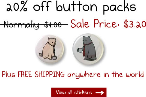 Buttons are 20% off