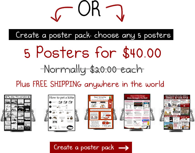 Create an Oatmeal poster pack