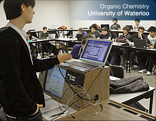 A typical classroom, before and after monocleCAT