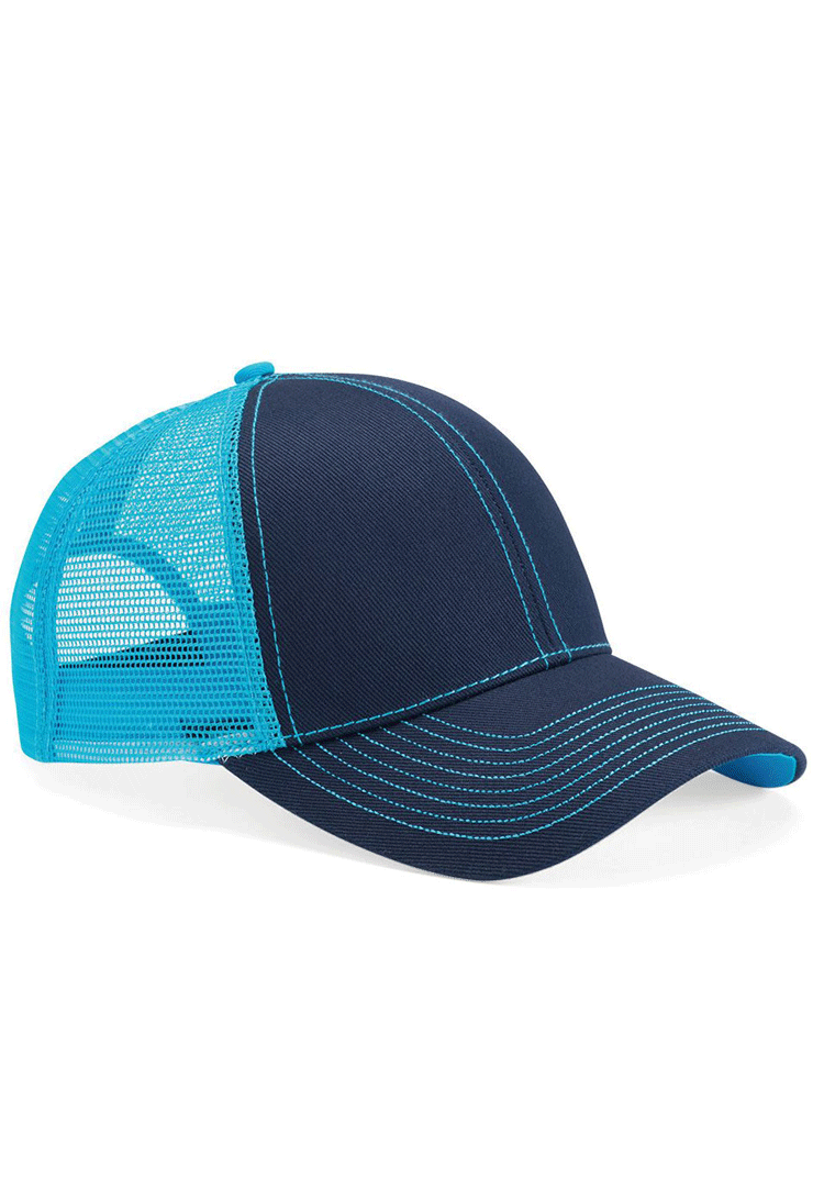 Mega cap 7641 navy turquoise