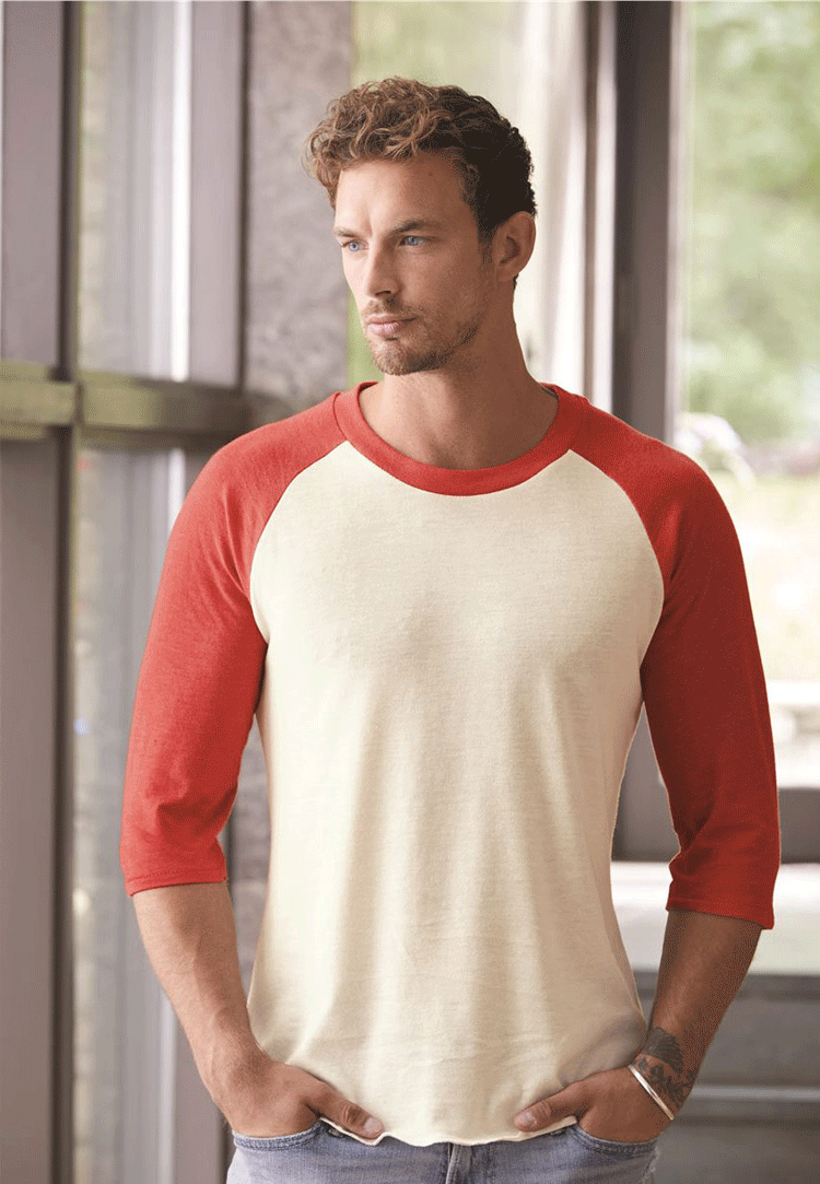 alternative apparel baseball tee