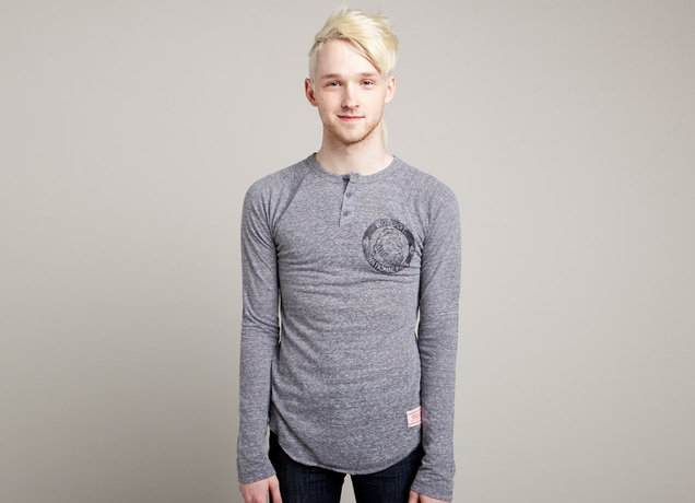 just saw this guy modeling for threadless. 
