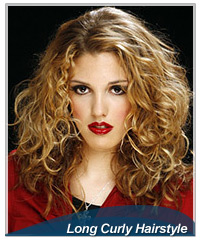 Long curly hairstyles