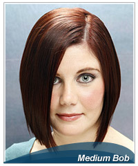 Medium bob hairstyle