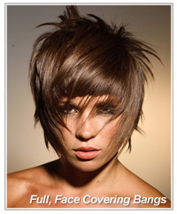 Face covering bangs