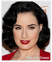 Dita Von Teese hairstyle