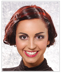 Slicked down bob