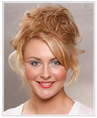 Long casual updo