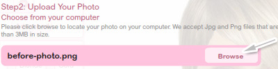 Add photo step 2