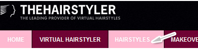 Hairstyles menu link