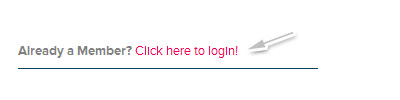 Right hand log in link
