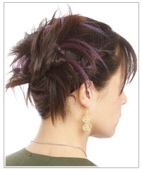 Model with twisted updo