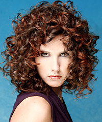 Curly hair