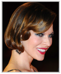 Milla Jovovich hairstyles
