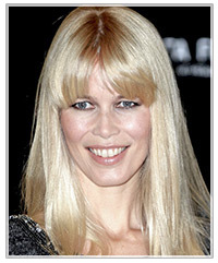 Claudia Schiffer hairstyles