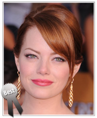 Click here to try on this hairstyle Emma Stone hairstyles