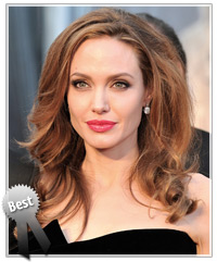Click here to try on this hairstyle Angelina Jolie hairstyles
