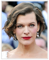 Click here to try on this hairstyle Milla Jovovich hairstyles