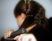 Straighten hair