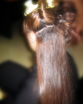 Straighten hair