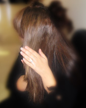 Apply smoothing shine